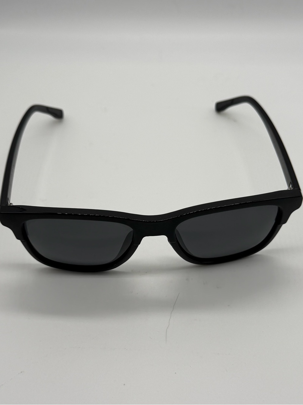 Hurley Matte Black Rectangular Sunglasses